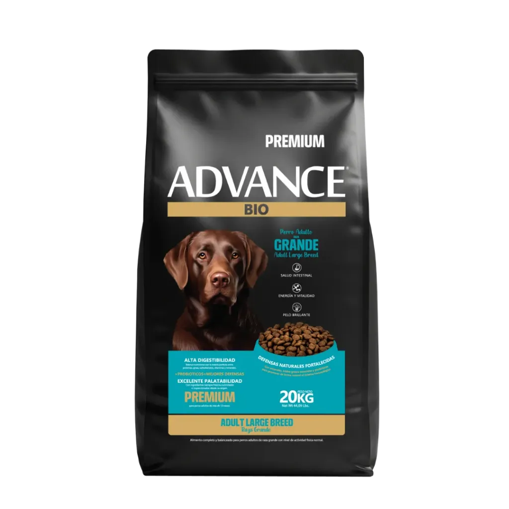 ADVANCE BIO PERRO ADULTO PREMIUM 25% LARGE BREED X 20 KG