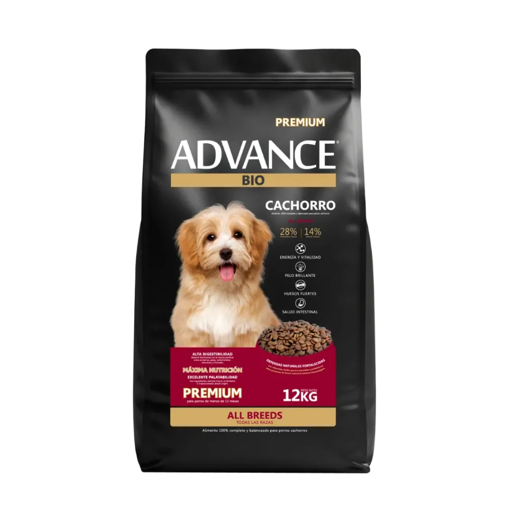 ADVANCE BIO PERRO CACHORRO PREMIUM 28% ALL BREEDS X 12 KG