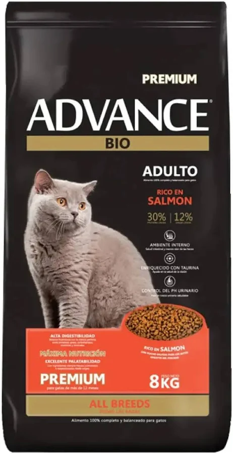 ADVANCE BIO GATO PREMIUM 30% ALL BREEDS X 8 KG SALMON