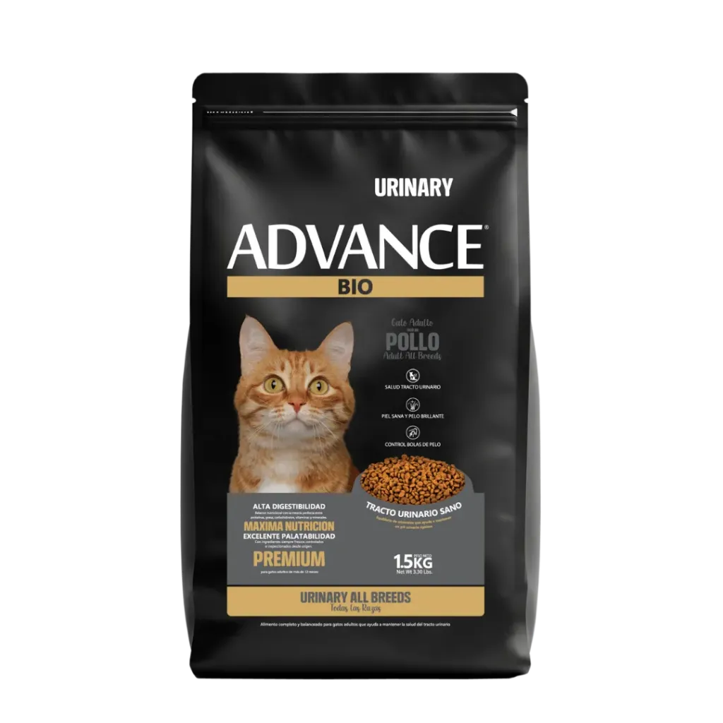 ADVANCE BIO GATO PREMIUM 34% ALL BREEDS X 1,5 KG URINARY