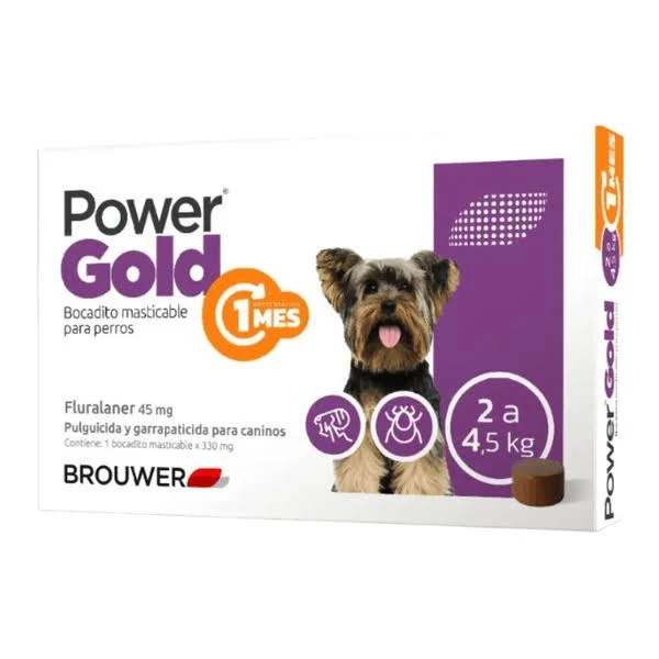POWER GOLD 1 MES DE 2 A 4,5  KG