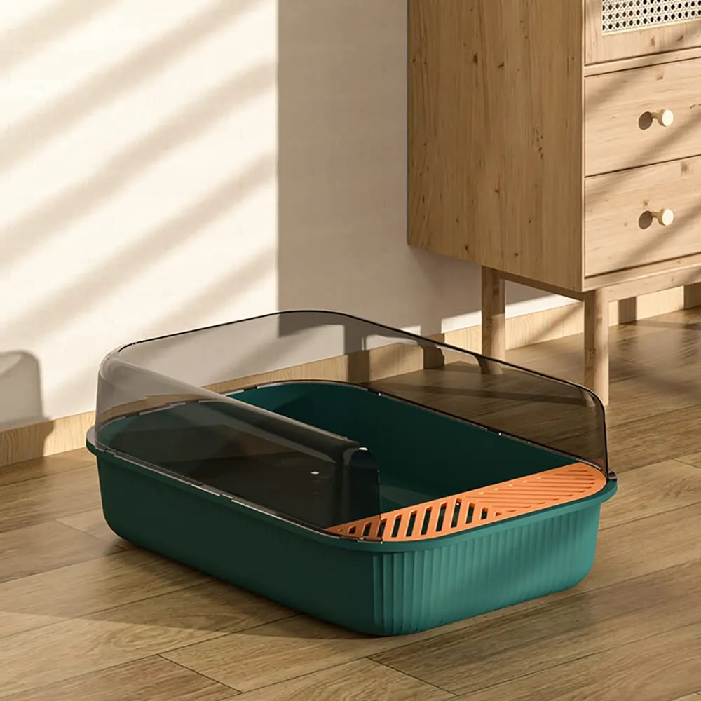 Retro Litter Box Green