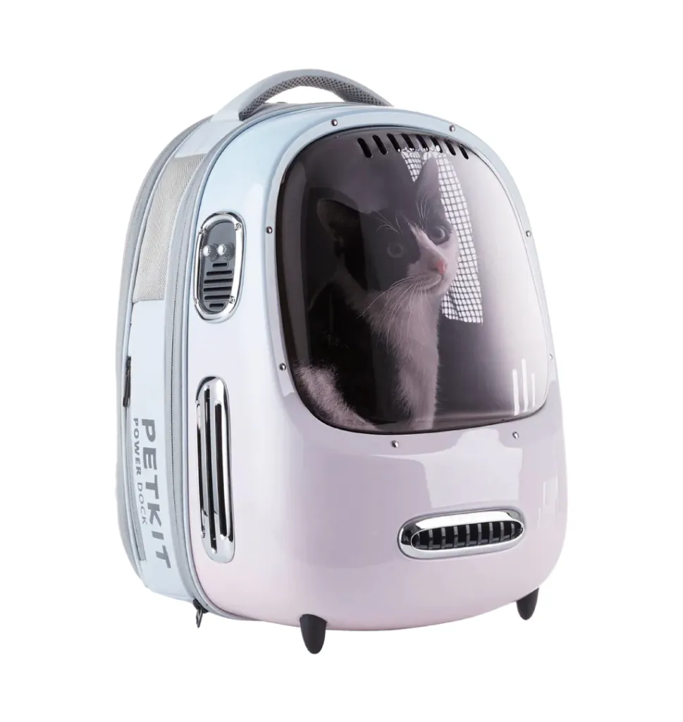 Breezy2 Smart Cat Carrier-White